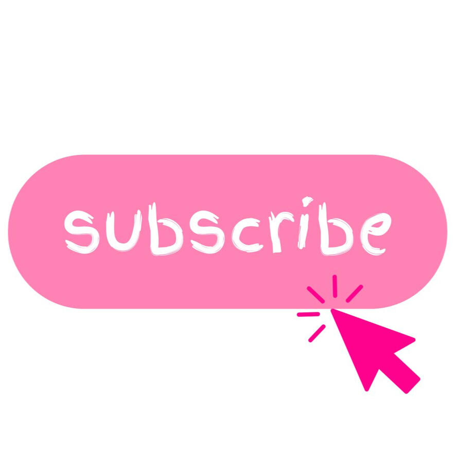 subscribe pink oval with subscribe in white text and a pink arrow pointing at it